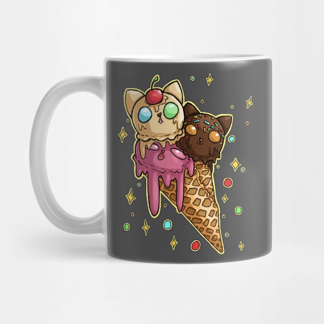 Ice Cream Kitties by Khelekmir